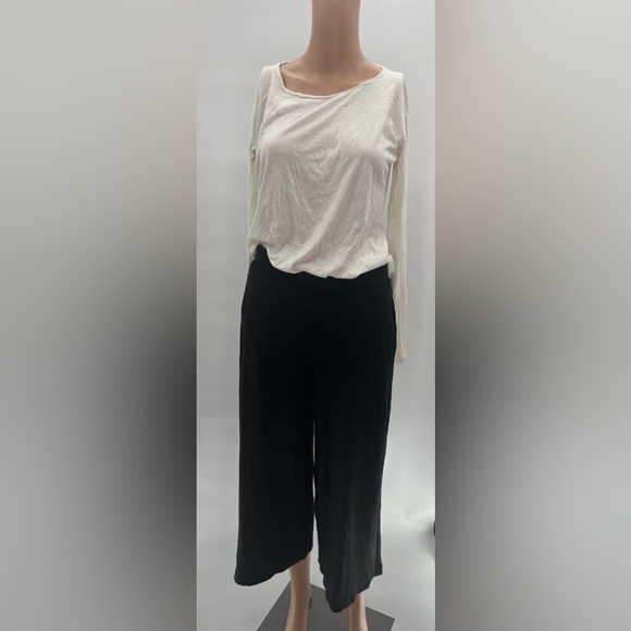 Banana Republic Women's Textured Slip-On Draped Wide Leg Pants Size S - Picture 5 of 6